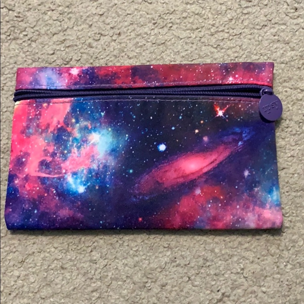 Ipsy galaxy print makeup bag